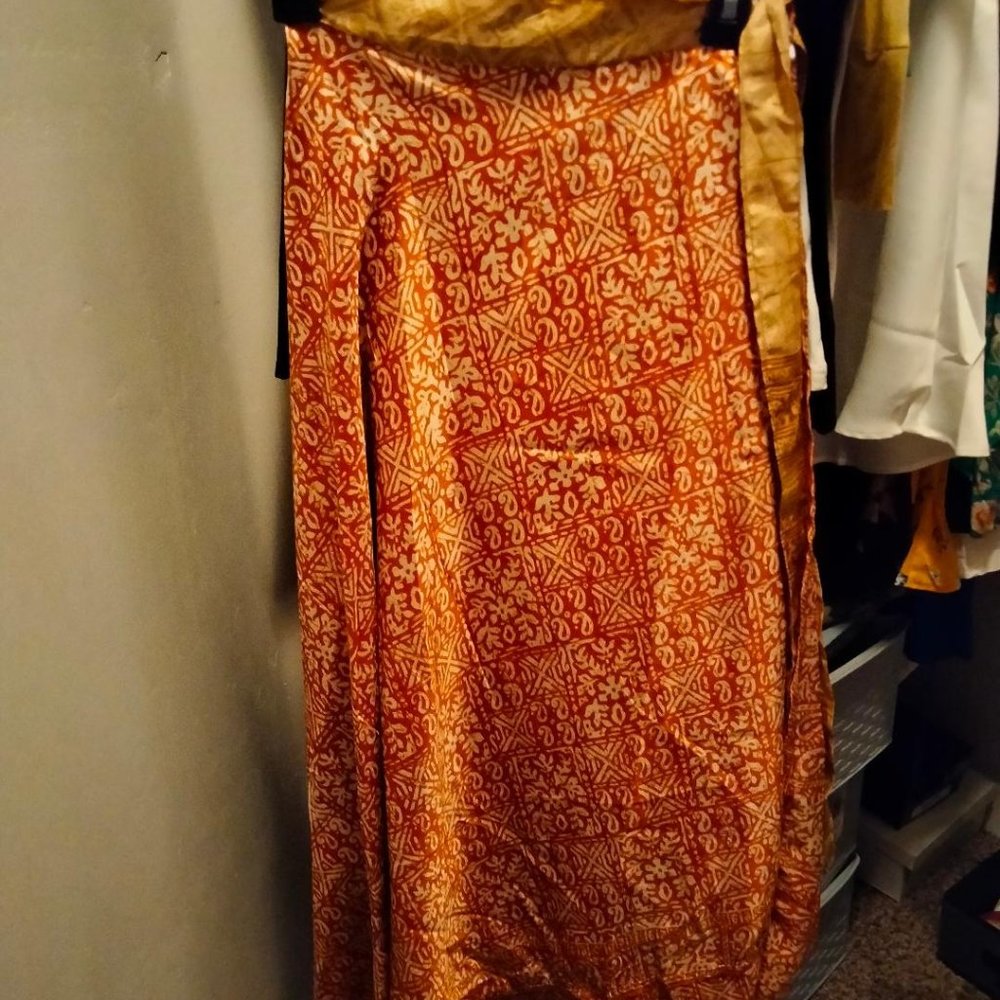 Indian wrap skirt